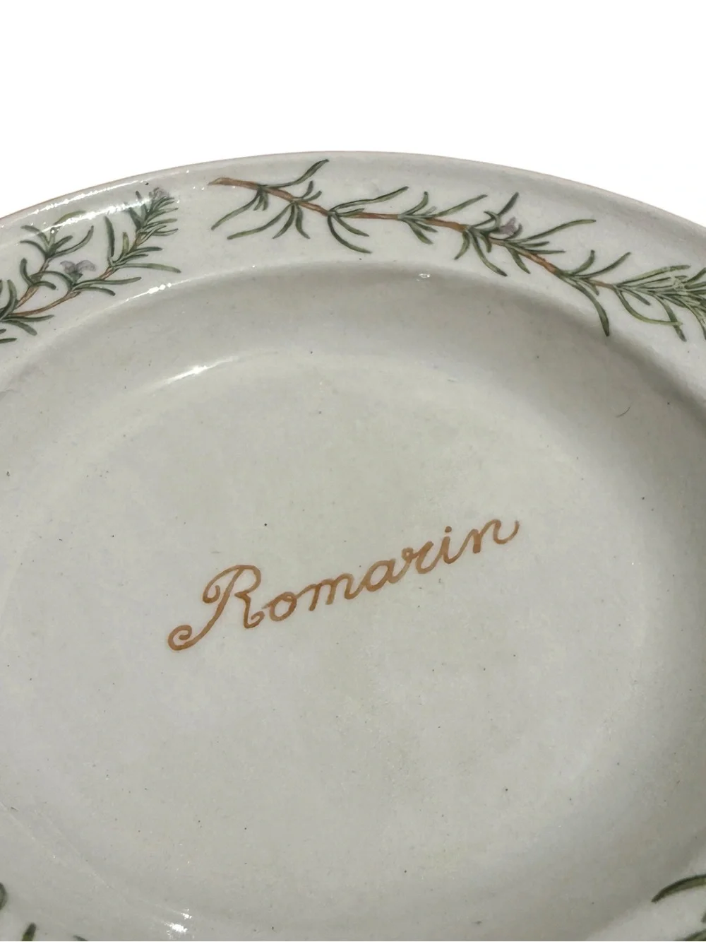 Vintage Williams Sonoma Romarin Rosemary Pasta Soup Bowl Italy Retired Rare HTF